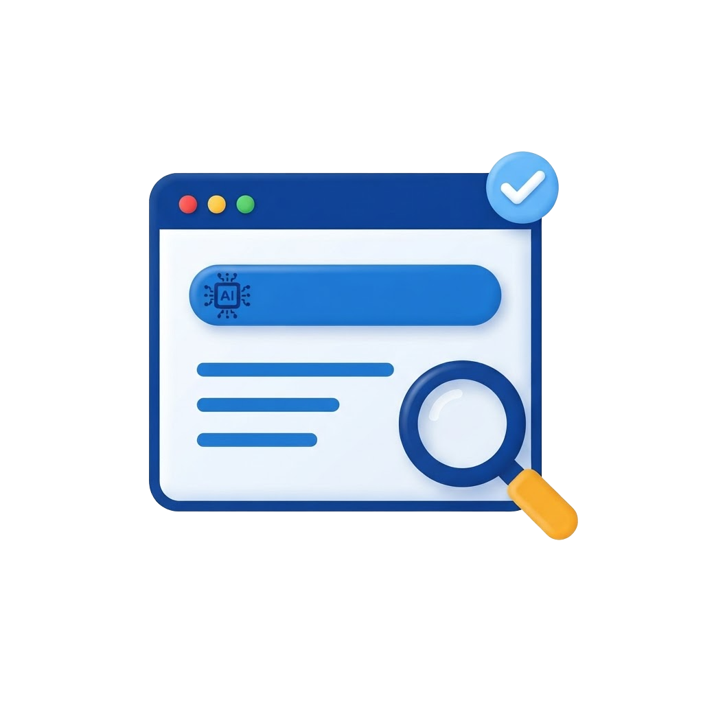 AI SEO Checker – up4d Group B2B tool, part of the Digital Business Development (DBD) approach
